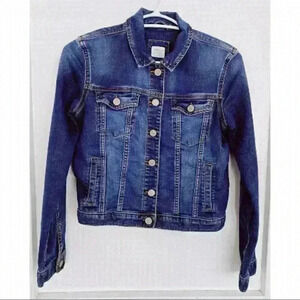Gap Kids XXL Dark Blue Denim Jean Jacket  Size Youth 14